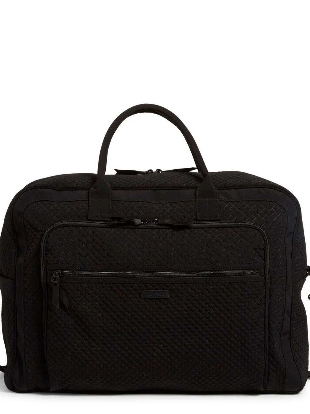 Vera Bradley Grand Weekender Travel Bag in Microfiber Black New